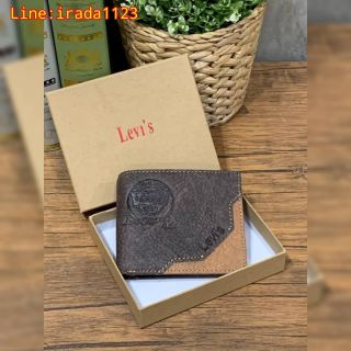 Levis Mens Synthetic Leather Wallets ของแท้ ราคาถูก