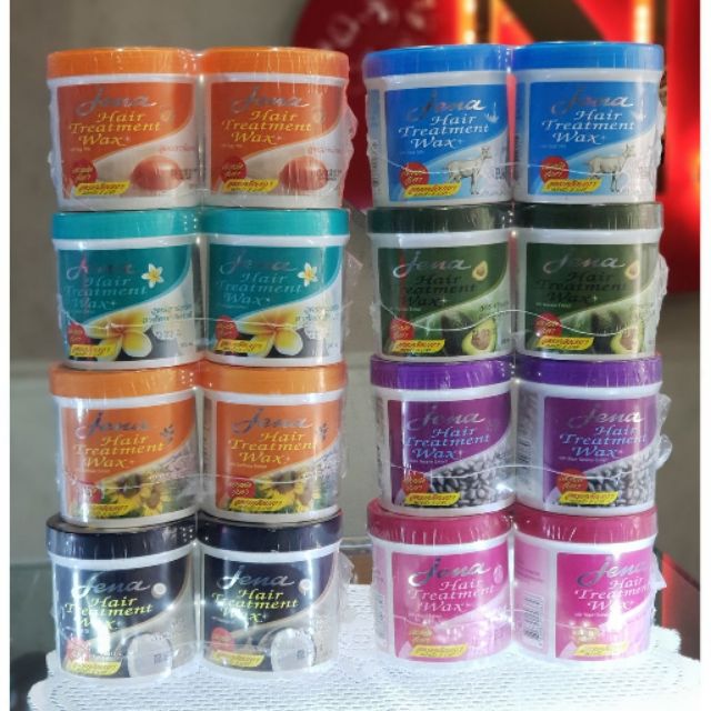 ทรีทเมนท์ จีน่า แพ็คคู่ 500มล. × 2 กระปุก หมักเร็ว นุ่ม ลื่น เงา Jena Hair Treatment Wax JF