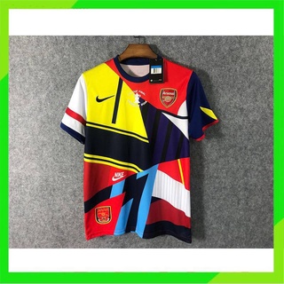 เสื้อกีฬาแขนสั้น ลายทีมชาติฟุตบอล Arsenal FA CUP 20TH ANNIVERSARY 2014 ชุดเยือน สไตล์เรโทร