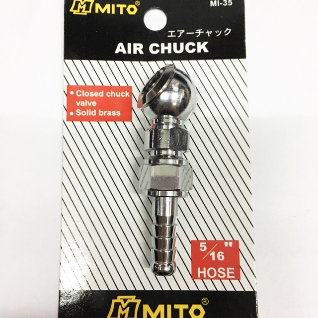 MITO MI-36 หัวเติมลมสั้น หัวเดี่ยว แบบคอปเปอร์