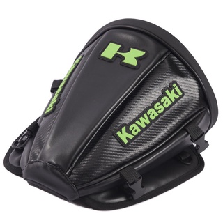 Kawasaki Waterproof Rear Seat Bag Motorcycle Storage Leather