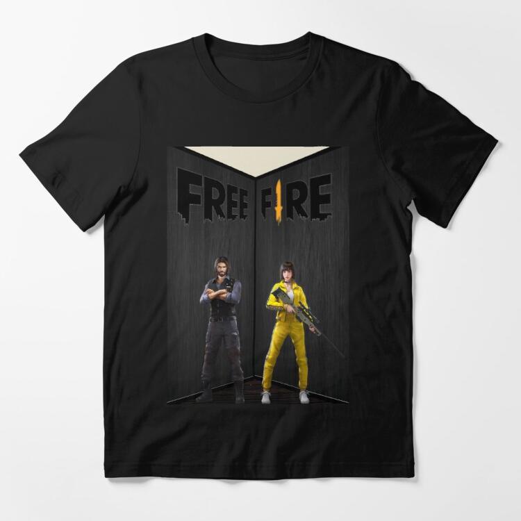เสื้อยืดอินเทรนด์ผู้ชายอินเทรนด์ผู้หญิงเสื้อยืด พิมพ์ลาย Freefire Design New Stylis เลือกลายได้S-3XL