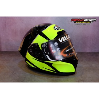 หมวกกันน็อค AIROH VALOR ECLIPSE YELLOW/BLACK HELMET