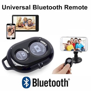 รีโมทถ่ายรูปเซลฟี Bluetooth phone camera shutter remote control Compatible for all iOS and Android Smartphones devices