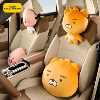Kakao Friends Car Headrest, Cute Cartoon Headrest In Car, Neck Pillow, Car Neck and Lumbar Support