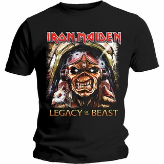 เสื้อยืดโอเวอร์ไซส์เสื้อยืด ลาย IRON MAIDEN สําหรับทุกเพศS-3XL