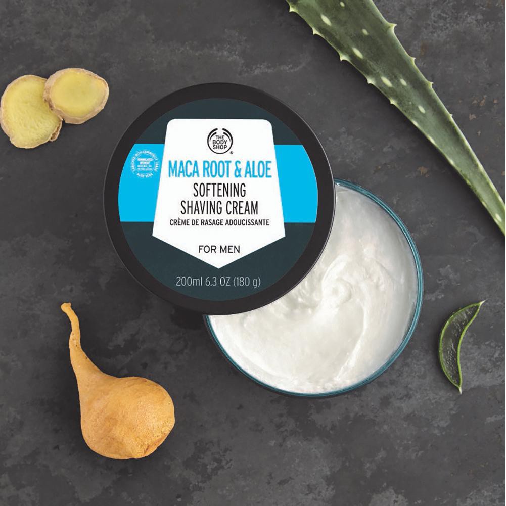 THE BODY SHOP Maca Root & Aloe Softening Shaving Cream FOR MEN 200 ml Shopee Thailand