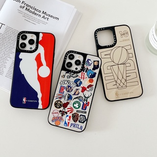 jordans NBA โลโก้ เคสไอโฟน 14 Pro Max 13 Pro Max 12 Pro Max 11 Case ใหม่ ผิวกระจก ป้องกันการหล่น ขอบนุ่ม เคสไอโฟน