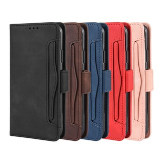 กรณีโทรศัพท์หนังพลิกหรูหรา Xiaomi Xiao Mi Redmi Note 9T 9A 9C 9 Blackshark 3 Card Bag Style Leather Phone Case Flip Back Cover