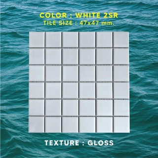 กระเบื้องโมเสค mosaic DIY ผิวกลอส ผิวแวว ตกเเต่งห้องน้ำ ห้อง…