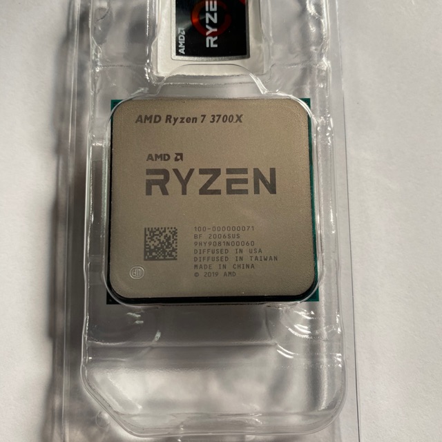 CPU AMD RYZEN7 3700X มือ2