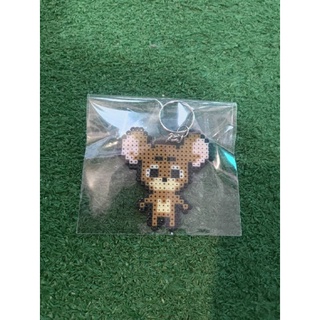 พวงกุญแจหนูเจอรี่ หนูน้อยน่ารักพิกเซล งานแฮนเมด (Jerry Pixel Keychain)