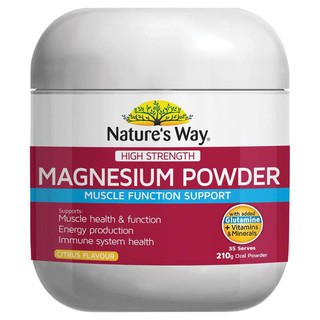 Natures Way High Strength Magnesium Powder 210g