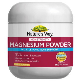 Natures Way High Strength Magnesium Powder 210g