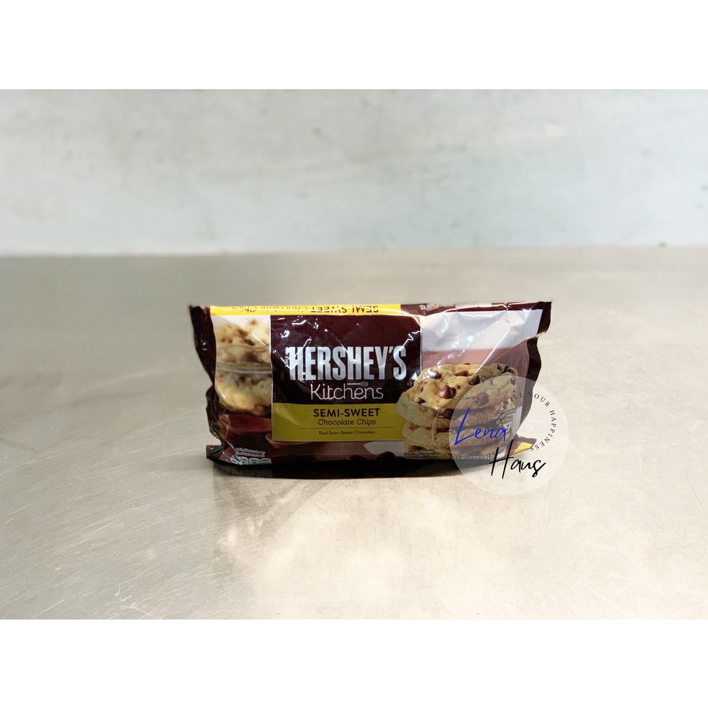Hershey's Semi-Sweet Chocolate Chips ช็อคโกแลตชิพส์ เฮอร์ชีย์ เซมิ สวีท ขนาด 340 g