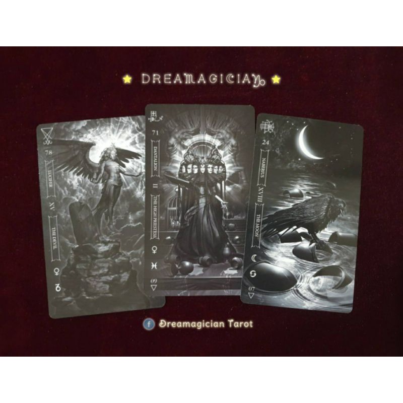 Goetia Tarot In Darkness ไพ่ยิปซีแท้ตำนานซาตาน ไพ่ยิปซีลดราคา ไพ่ทาโร่ต์ ไพ่ออราเคิล Tarot Oracle Card Deck - รูปที่ 2