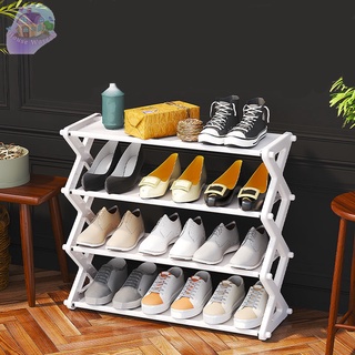 housewaresshop ชั้นวางรองเท้า รุ่นYH8809X  ที่วางรองเท้า ชั้นเก็บรองเท้า ตัวX