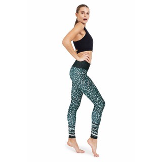 กางเกงโยคะ Dharmabums - Carazamba High Waist Printed Yoga Legging - Full Length