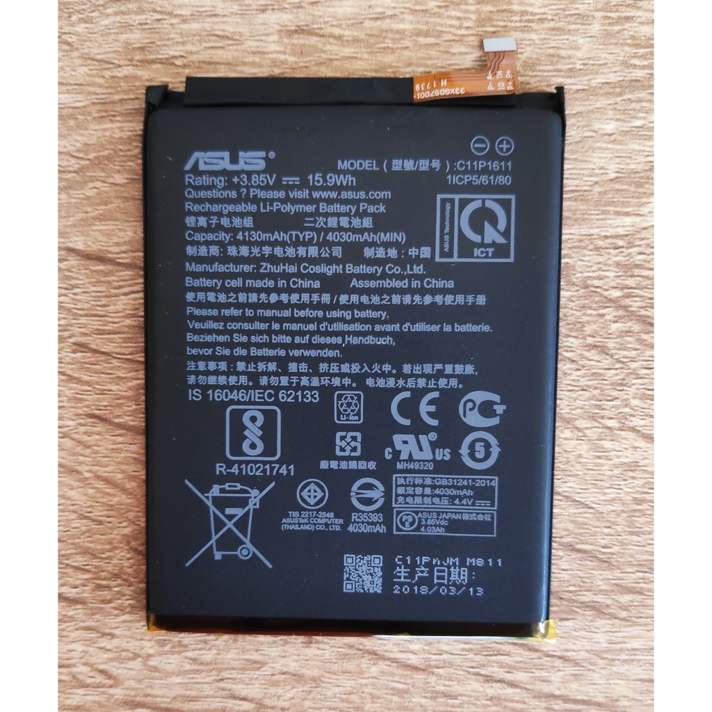 แบตเตอรี่ For ASUS Zenfone Max Plus M1 X018D / Zenfone 3 Max 5.2 X008D (ZC520TL) C11P1611