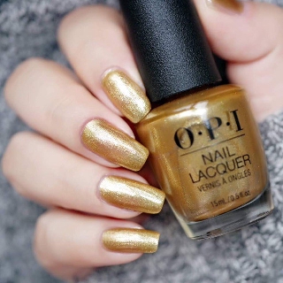 พร้อมส่ง OPI Dazzling Dew Drop สีทองกลิตเตอร์ ออกงานไหนก็เลิศค่า แท้ 100%