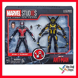 Marvel Legends 6" 10th year Ant-Man &amp; Yellowjacket figure มาร์เวล เลเจนด์ 10th แอนท์แมน &amp; เยลโลว์แจ็คเก็ต ฟิกเกอร์​