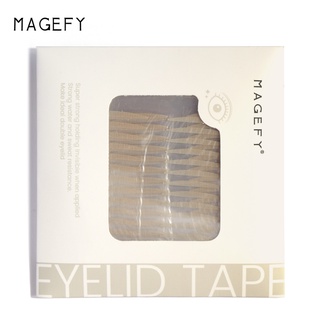 Magefy สติกเกอร์ตาสองชั้น เนื้อแมตต์ ตาข่าย สติกเกอร์คิ้ว + แหนบ + ส้อม Y 30 ชิ้น