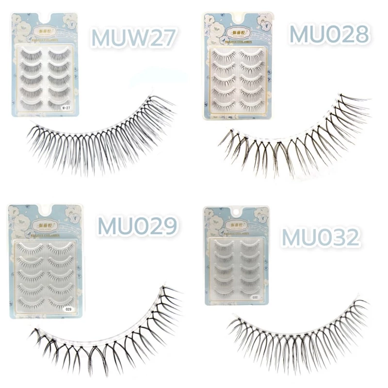 ขนตาปลอม 029 ขนตาสไตล์เกาหลี MUW27 MU028 MU029 MU032 ติดขนตาปลอม ขนตาติดออกงาน