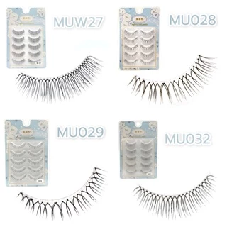 ขนตาปลอม 029 ขนตาสไตล์เกาหลี MUW27 MU028 MU029 MU032 ติดขนตาปลอม ขนตาติดออกงาน