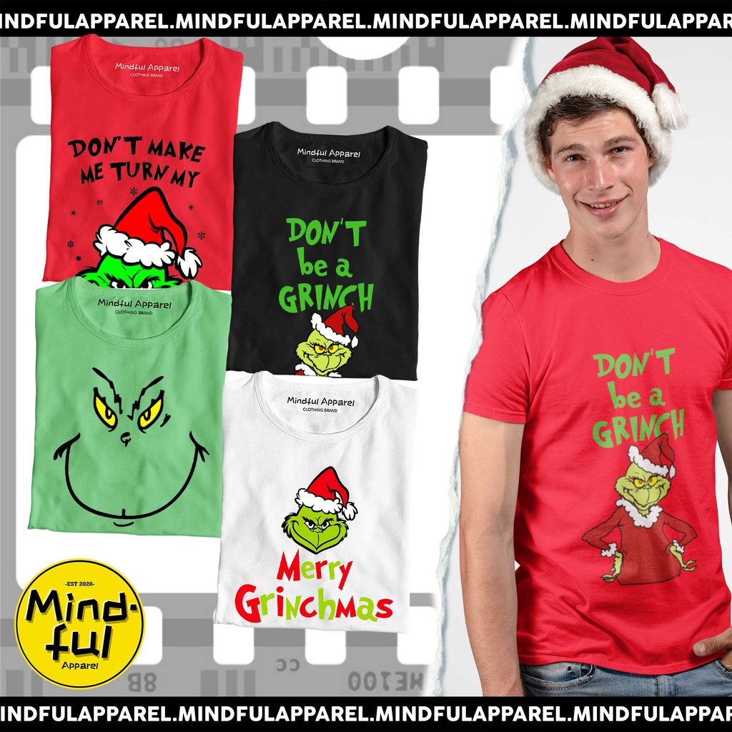 THE GRINCH GRAPHIC TEES PRINTS | MINDFUL APPAREL T-SHIRTเสื้อยืด