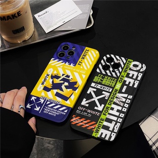 เคสซิลิโคน สำหรับ ไอโฟน iPhone 14 Pro Max 13 Pro Max 12 Pro Max 11 Pro Max X XR XS Max Fashion Off White Silicone Case