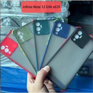 เคสป้องกัน PC และ TUP สําหรับ Infinix Note 12 G96 X670