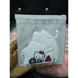 SANRIO ผ้าปิดจมูก 2 ชิ้น สำหรับเด็ก คิตตี้