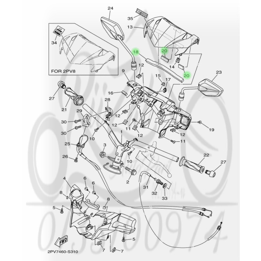 Span Kepala Y15 v1/v2