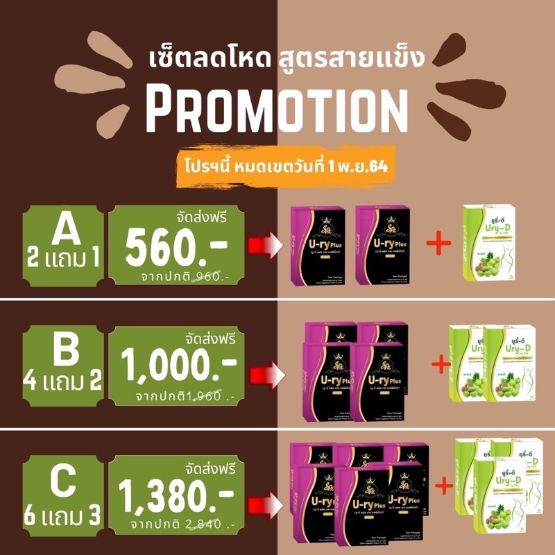 พร้อมส่ง/ส่งฟรี U-ry s plus ury’s 688 .🔥(โปร2แถม1 )ส่งฟรี💕