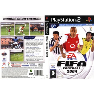 แผ่นเกมส์ PS2 FIFA Football 2004   คุณภาพ ส่งไว (DVD)