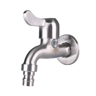 Water faucet BALL TAP FLUSSO OSCAR 1/2" SILVER Water valve Water supply system ก๊อกน้ำสนาม ก๊อกบอลสนาม FLUSSO 1/2 นิ้ว ส