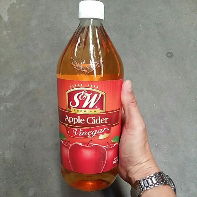 (946มล.) น้ำส้มสายชูหมักแอปเปิ้ล / Apple Cider Vinegar ตรา S&W Premium