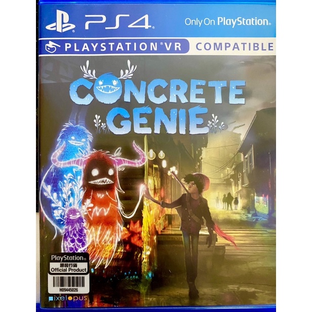 concrete genie แผ่น ps4 มือสอง