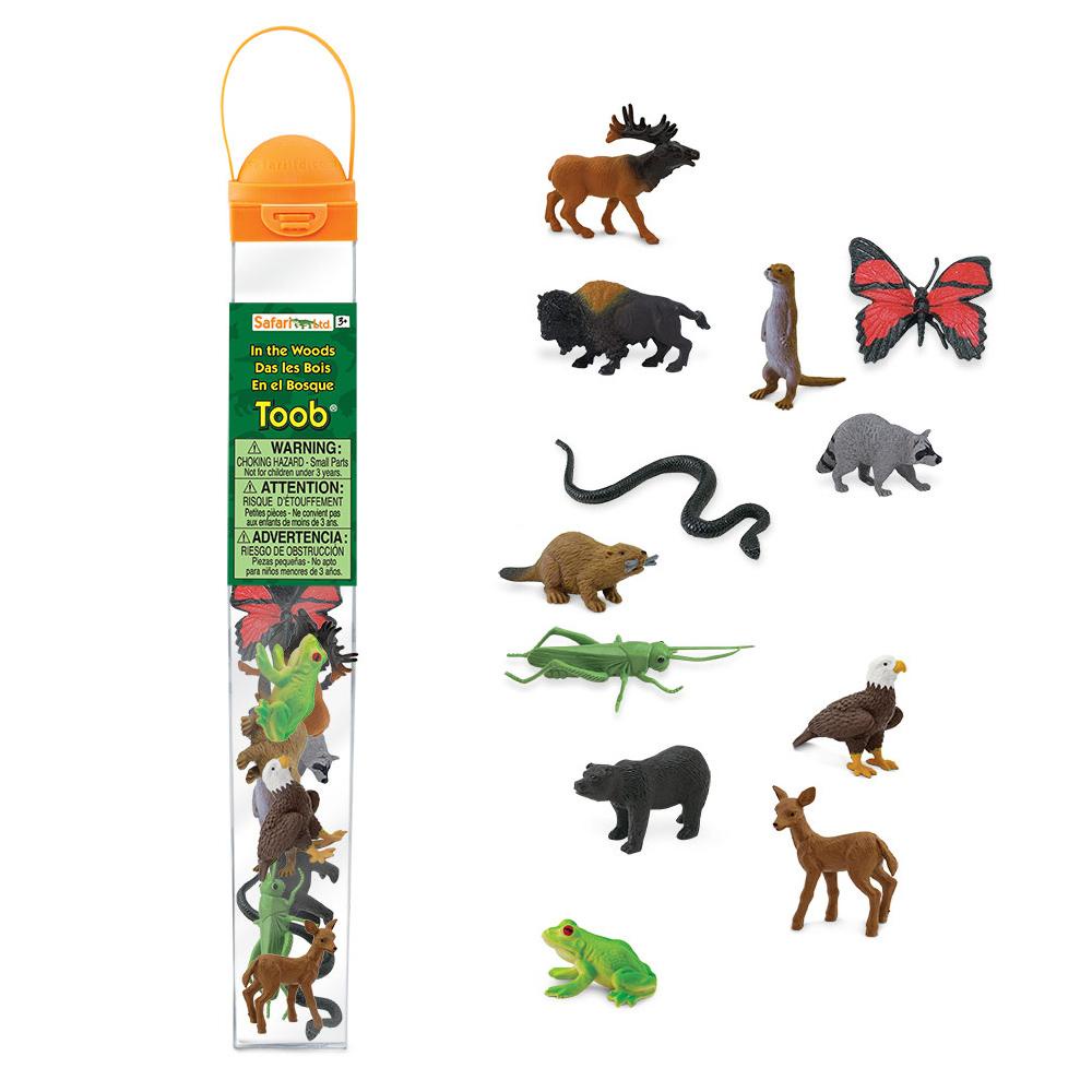 Safari Ltd. : SFR685504 โมเดลสัตว์ในป่า In The Wood TOOB®