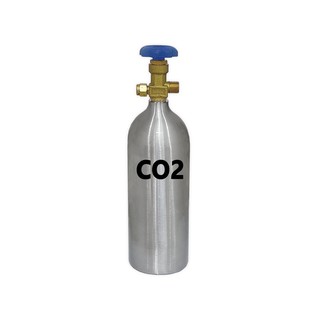 UMEGA ถังอลูมิเนียมบรรจุ CO2 ขนาด 2 ลิตร DC-C20 พร้อมCO2 เต็มถัง (บรรจุ CO2 1 กก.)