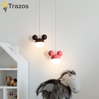 โคมไฟอ่านหนังสือ LED รูปการ์ตูนเด็กผู้ชาย และเด็กผู้หญิง สไต…