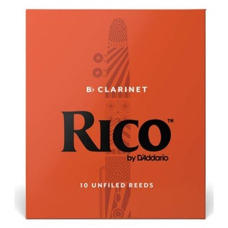 Rico ลิ้นปี่คลาริเนต Bb (Bb Clarinet Reeds) เบอร์ 2.5  (10 อัน/กล่อง)