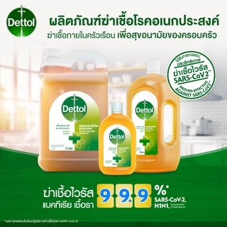 Dettol เดทตอล น้ำยาฆ่าเชื้อเดทตอล น้ำยาฆ่าเชื้อโรค ไฮยีนมัลติ-ยูส น้ำยาถูพื้น 750มล.X2(แพ็กเกจอยู่ระหว่างการเปลี่ยนแปลง)