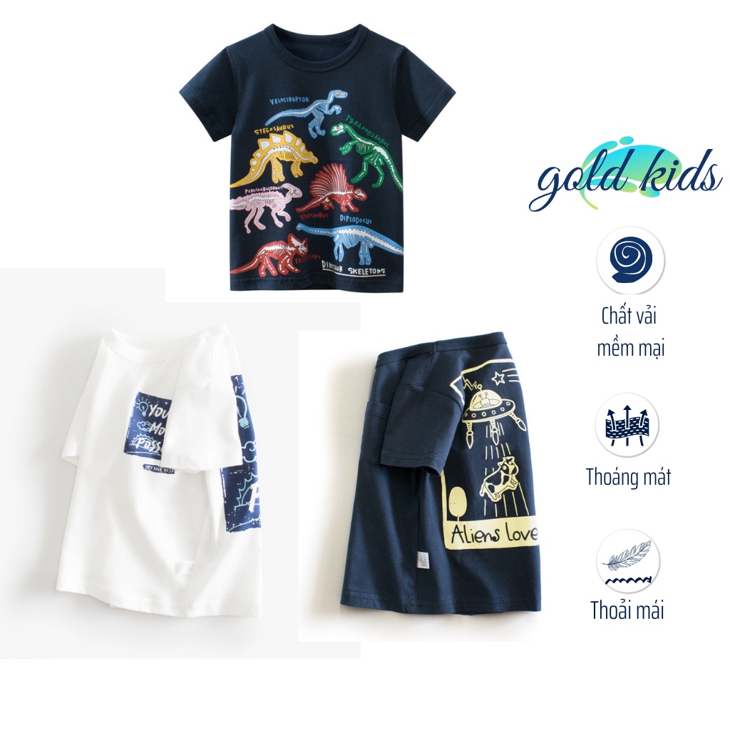 27kids Boys T-Shirt Funny Printing Boys T-Shirt goldkids312