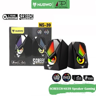 Nubwo Speaker(ลำโพงคอมพิวเตอร์)Stereo Gaming รุ่นSCREECH-NS39(รับประกัน1ปี)