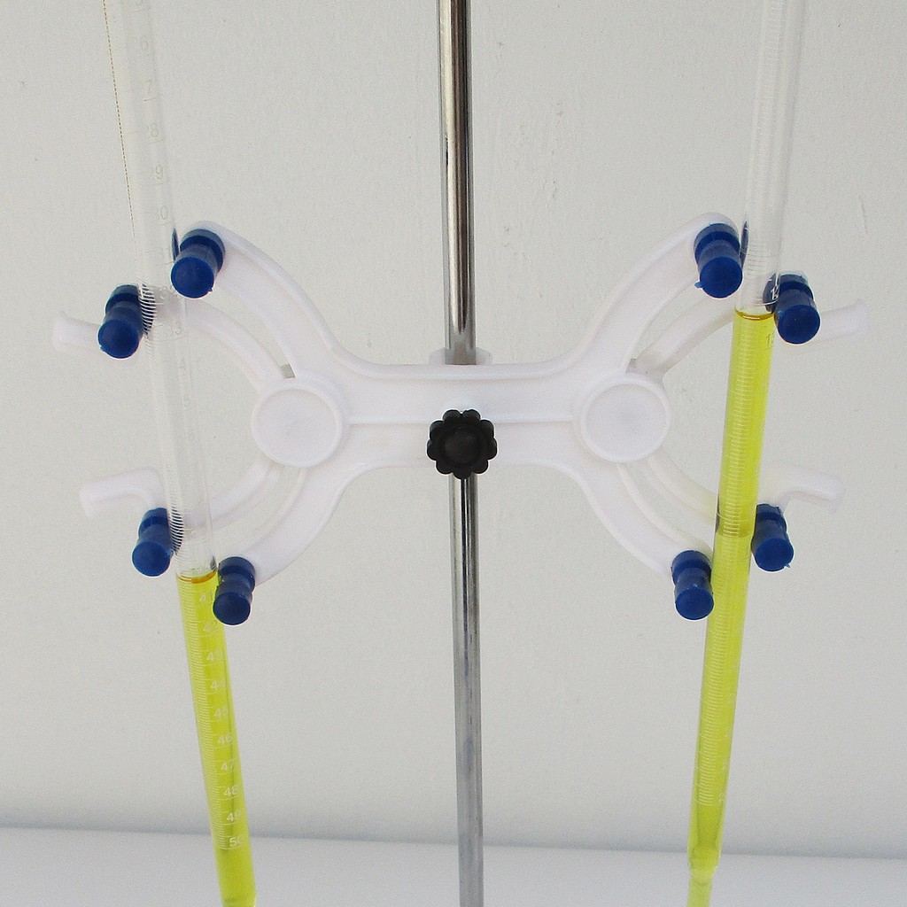 ที่จับบิวเรต พร้อมชุดขาตั้ง burette clamp อุปกรณ์วิทยาศาสตร์