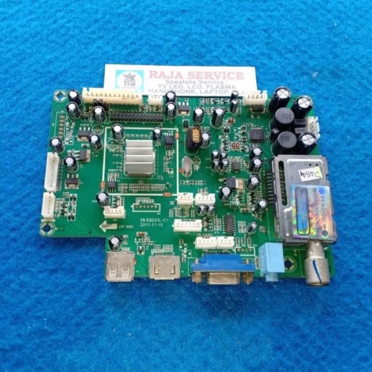 Mesin Mb ทีวี polytron PLD 24D300 PLD24D300 mainboard เมนบอร์ดโมดูลเครื่อง mobo