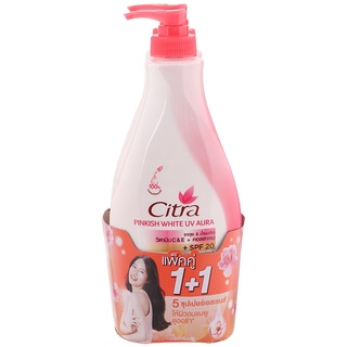 Free Delivery Citra Pinkish Glow UV Aura Vitamin C and E Collagen Lotion 370ml.Pack 2 Cash on delivery