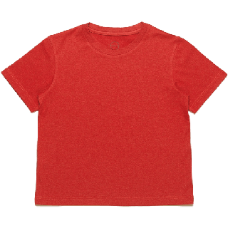 CIRCULAR เสื้อยืดคอกลม ผู้หญิง แขนสั้น Women T-Shirt สีแดง Mars ผลิตจากวัตถุดิบรีไซเคิล 100% ดีต่อสิ่งแวดล้อม