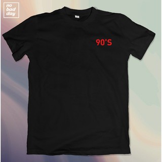 ลด 40% เสื้อยืดสกรีนลาย "90S"